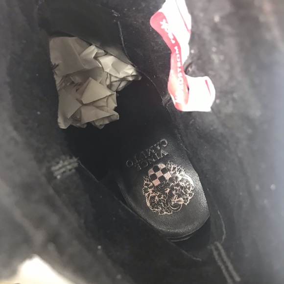 Nib: Vince Camuto-womens Black Suede Boots-Sz:10M - Picture 10 of 10